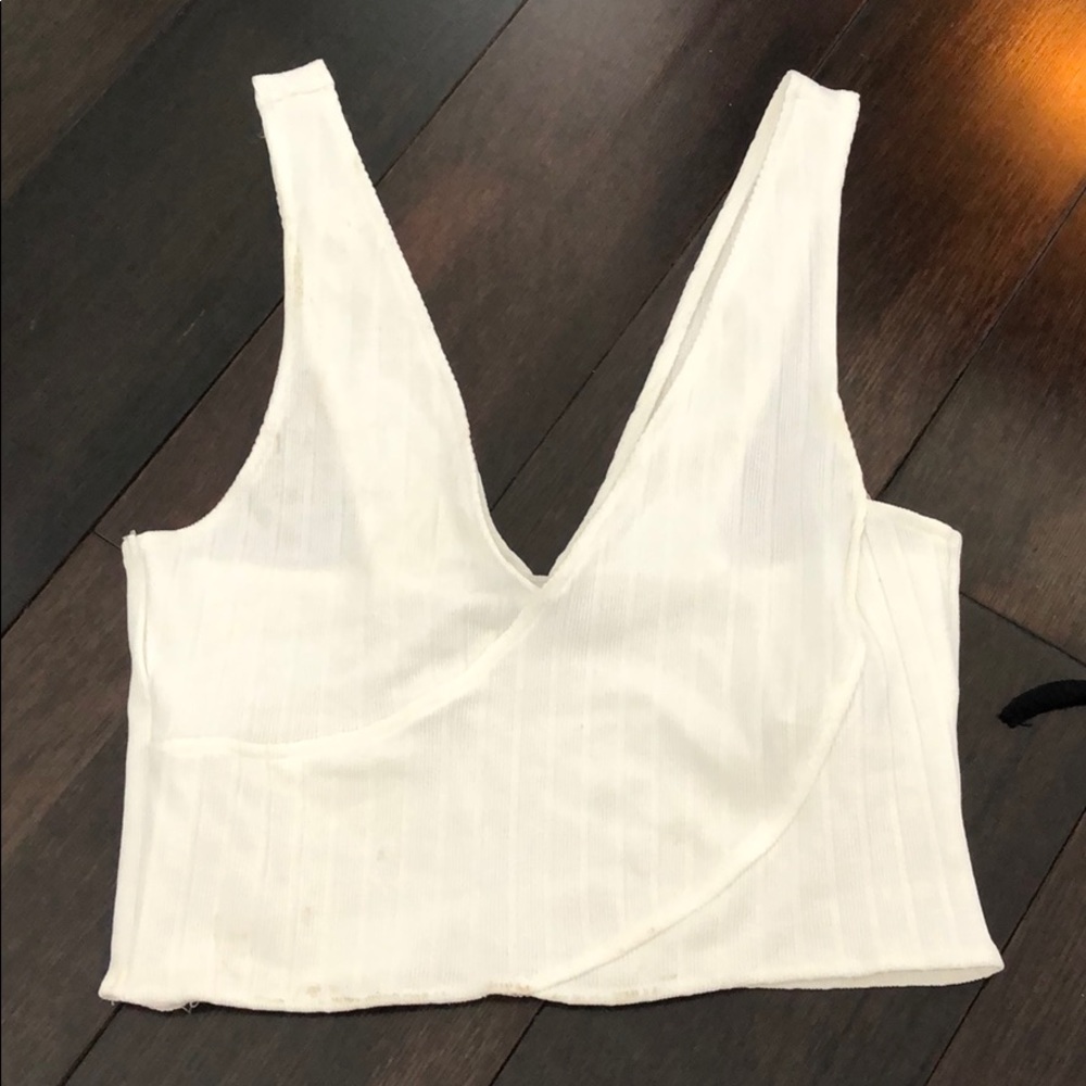 Zara white top